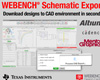 TI, CAD 개발 플랫폼에 전원 및 LED 조명 설계가 가능한 WEBENCH® 툴 발표